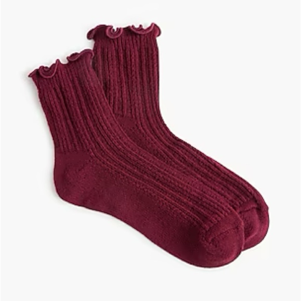 J.Crew Cable-knit trouser socks